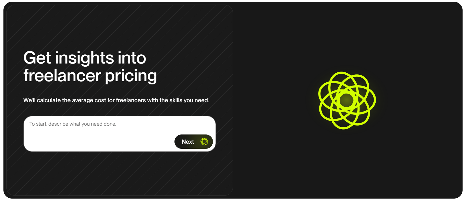 Get insights into freelancer pricing